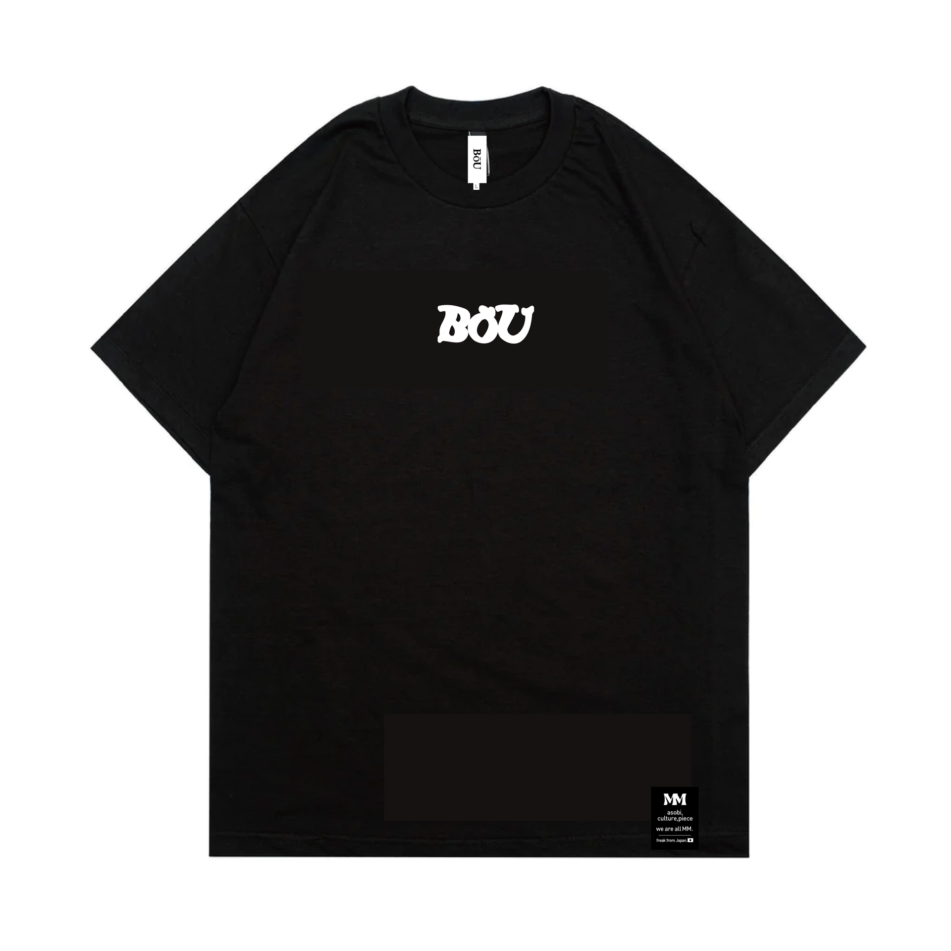 WAVE Logo T Shirt（BLK） – BöU Official Store