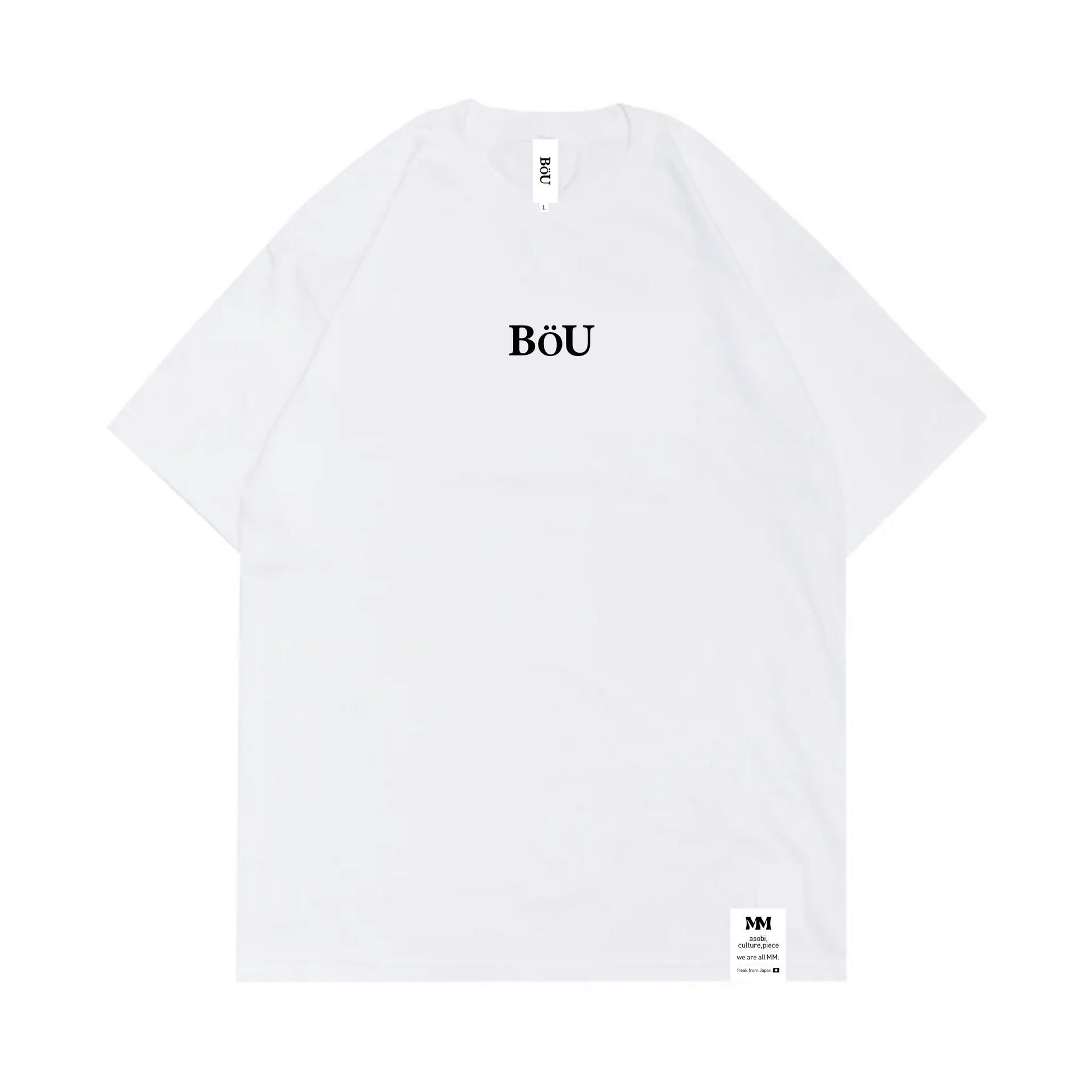 OG Logo T Shirt（WHT） – BöU Official Store