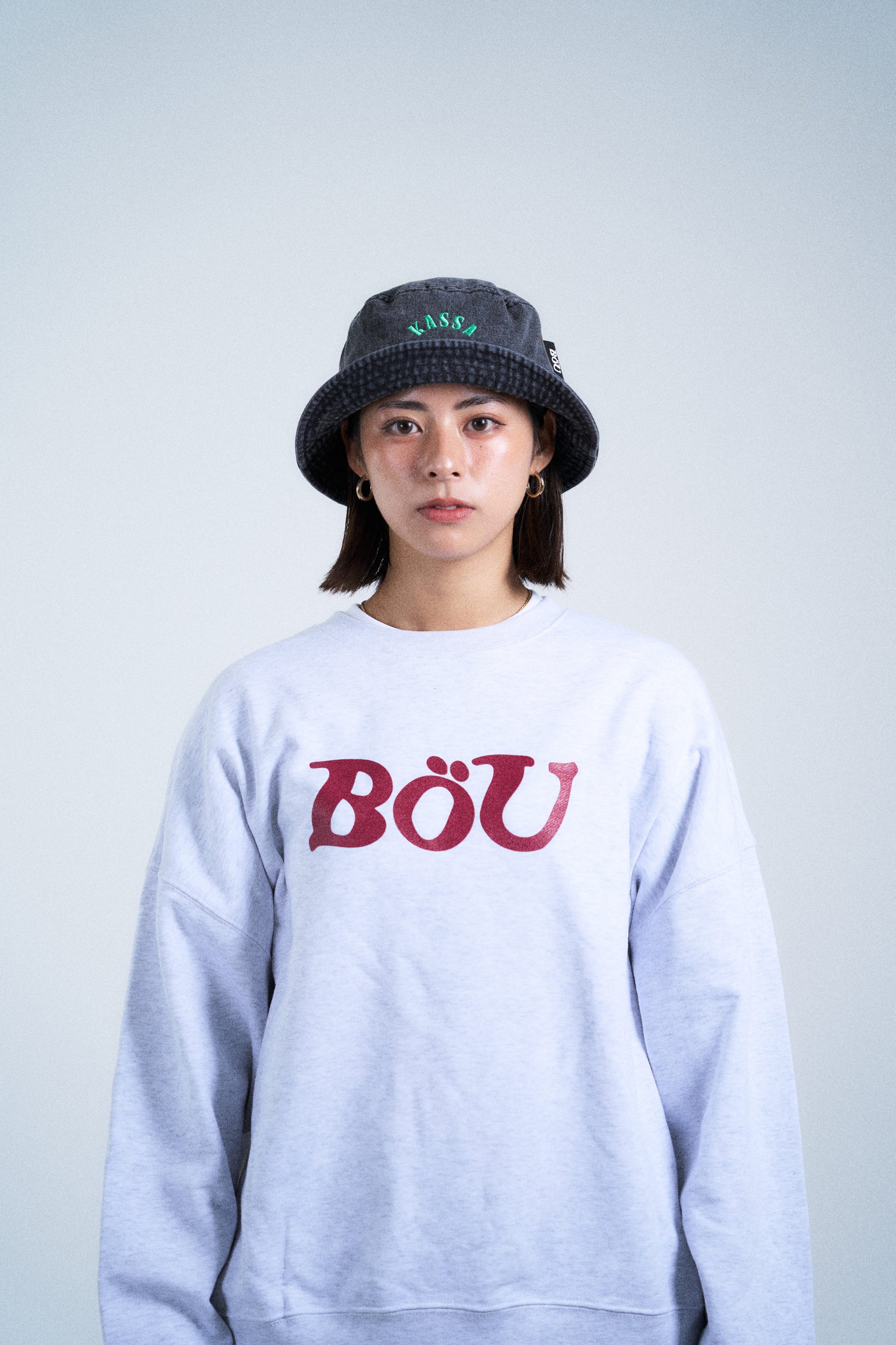 WAVE LOGO SWEAT SHIRT（GRAY）
