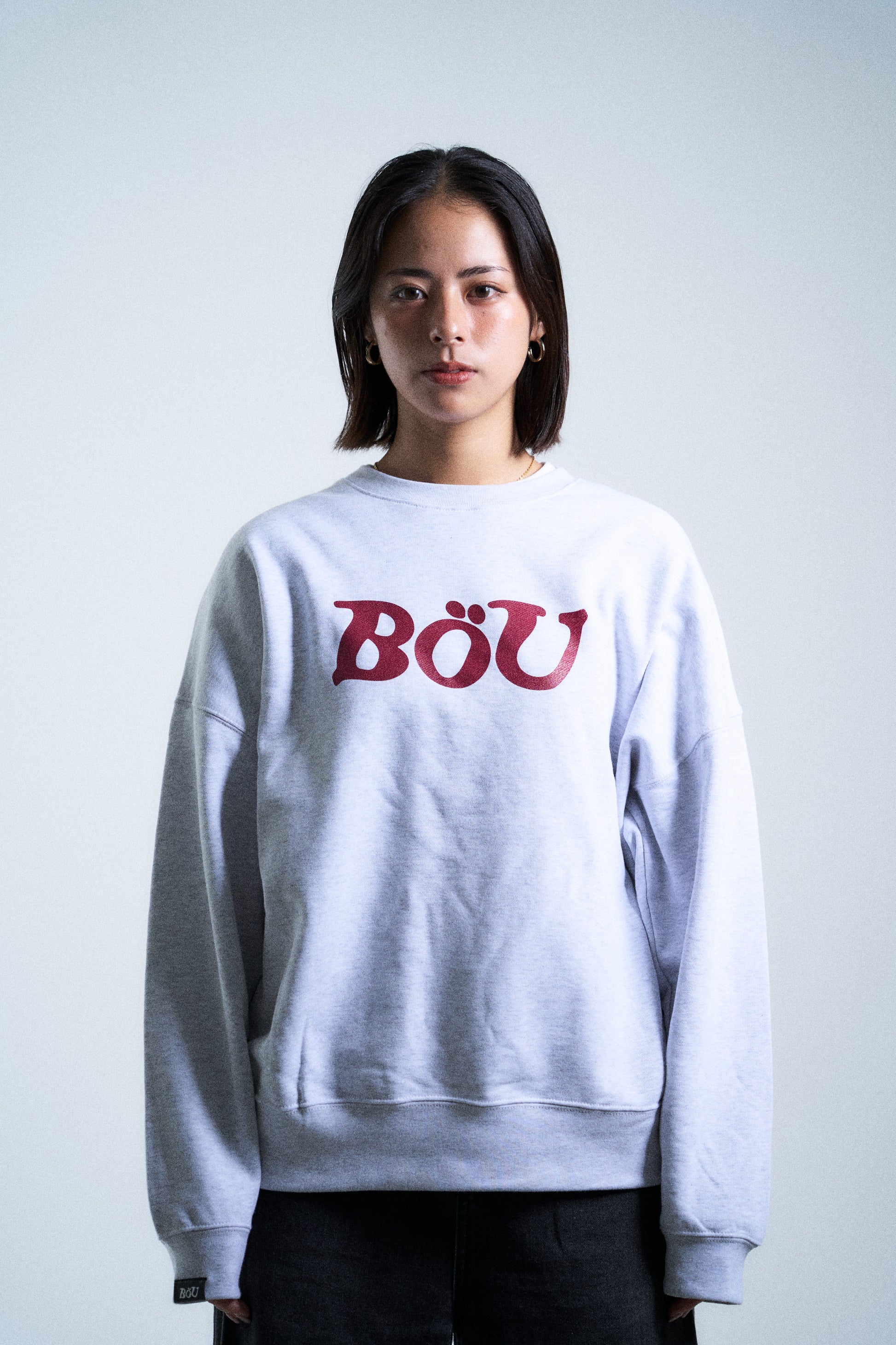 WAVE LOGO SWEAT SHIRT（GRAY）
