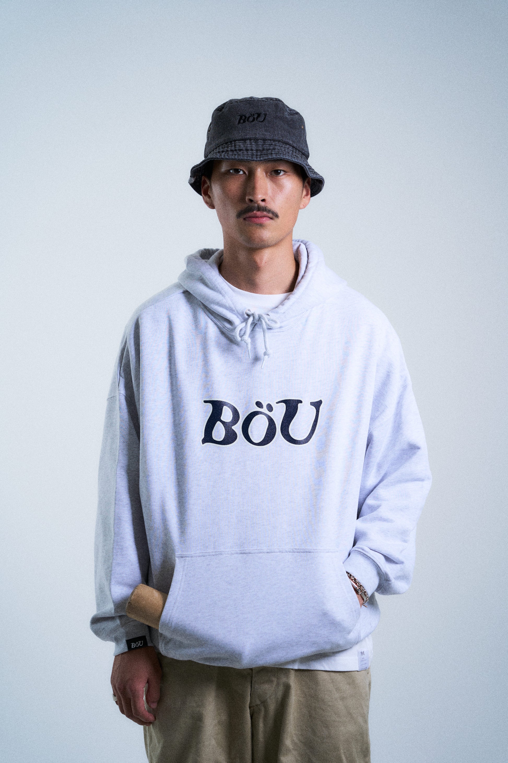 SLUNG BACKET HAT（BLK）【BöU】