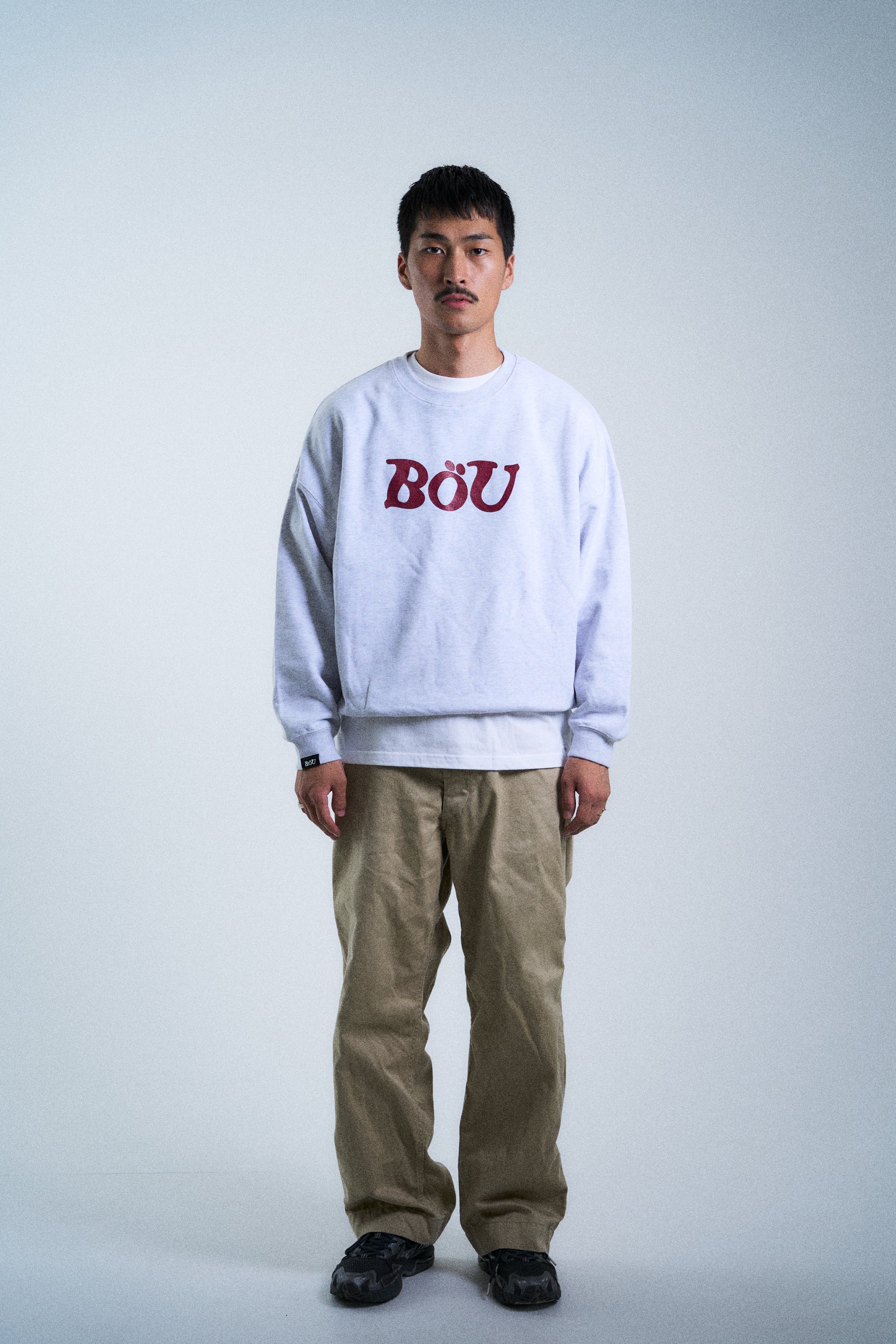 WAVE LOGO SWEAT SHIRT（GRAY）
