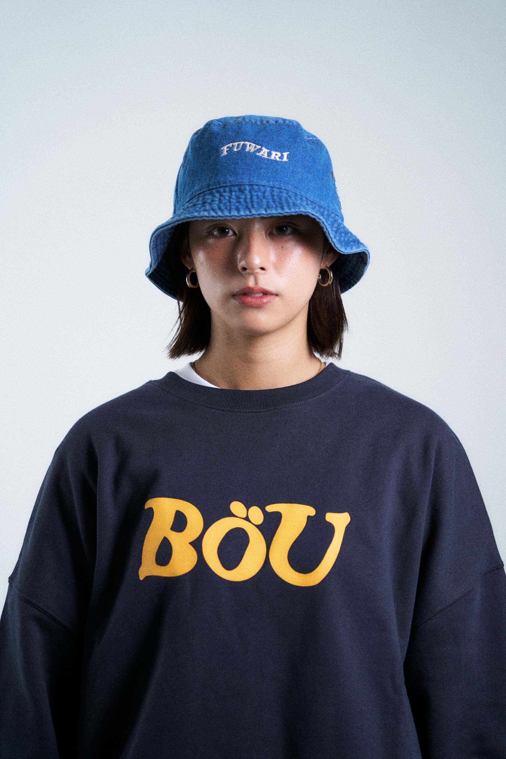 WAVE LOGO SWEAT SHIRT（NAVY）