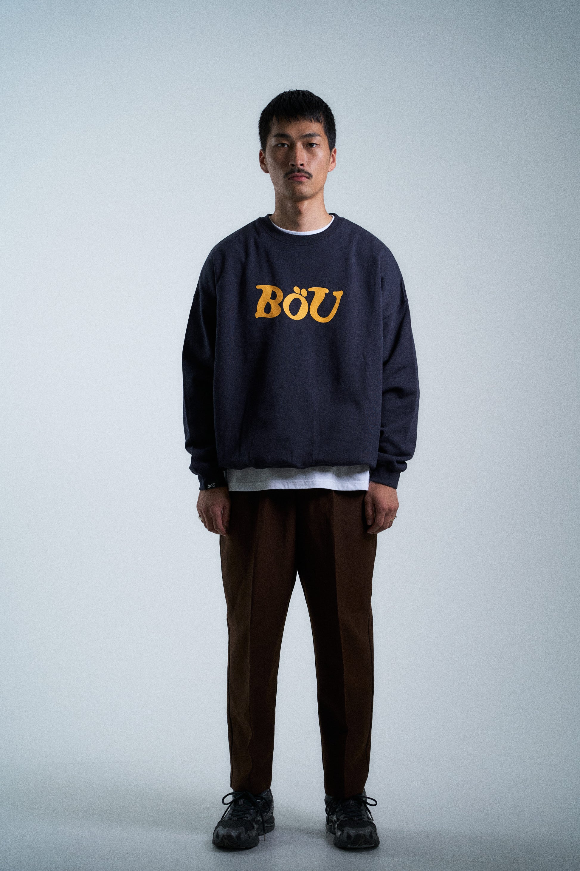 WAVE LOGO SWEAT SHIRT（NAVY）