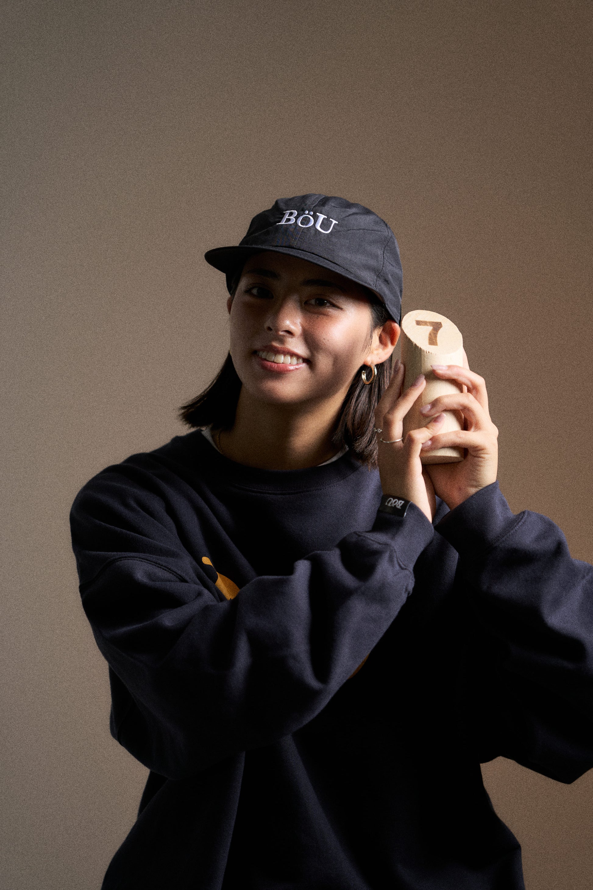 WAVE LOGO SWEAT SHIRT（NAVY）