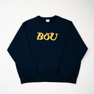 WAVE LOGO SWEAT SHIRT（NAVY）