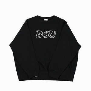 WAVE LOGO SWEAT SHIRT（BLK）