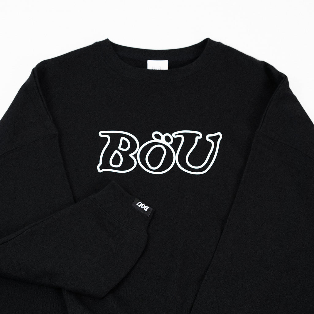 WAVE LOGO SWEAT SHIRT（BLK）