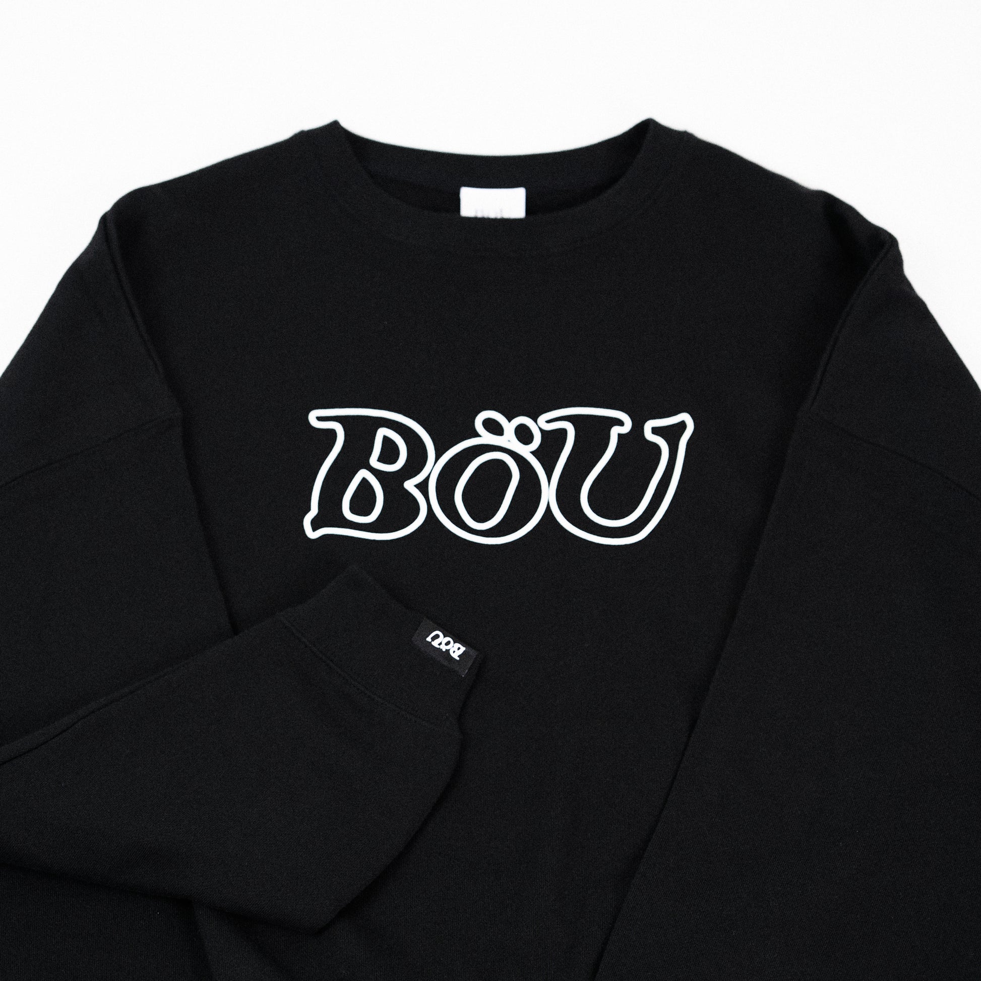 WAVE LOGO SWEAT SHIRT（BLK）