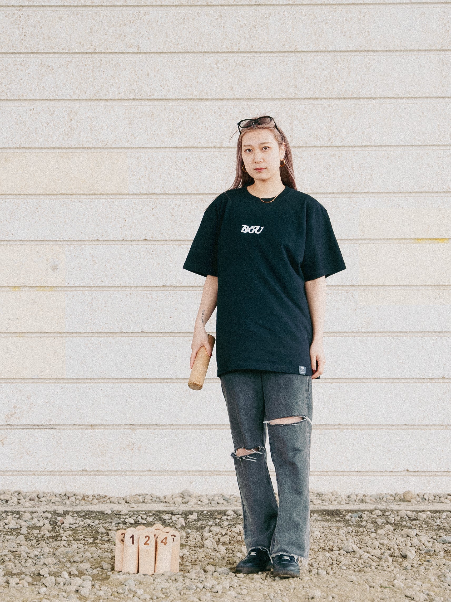 WAVE Logo T Shirt（BLK）
