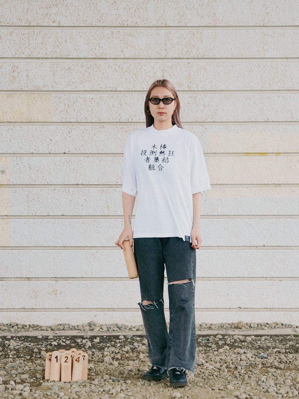 漢字 T Shirt（WHT）