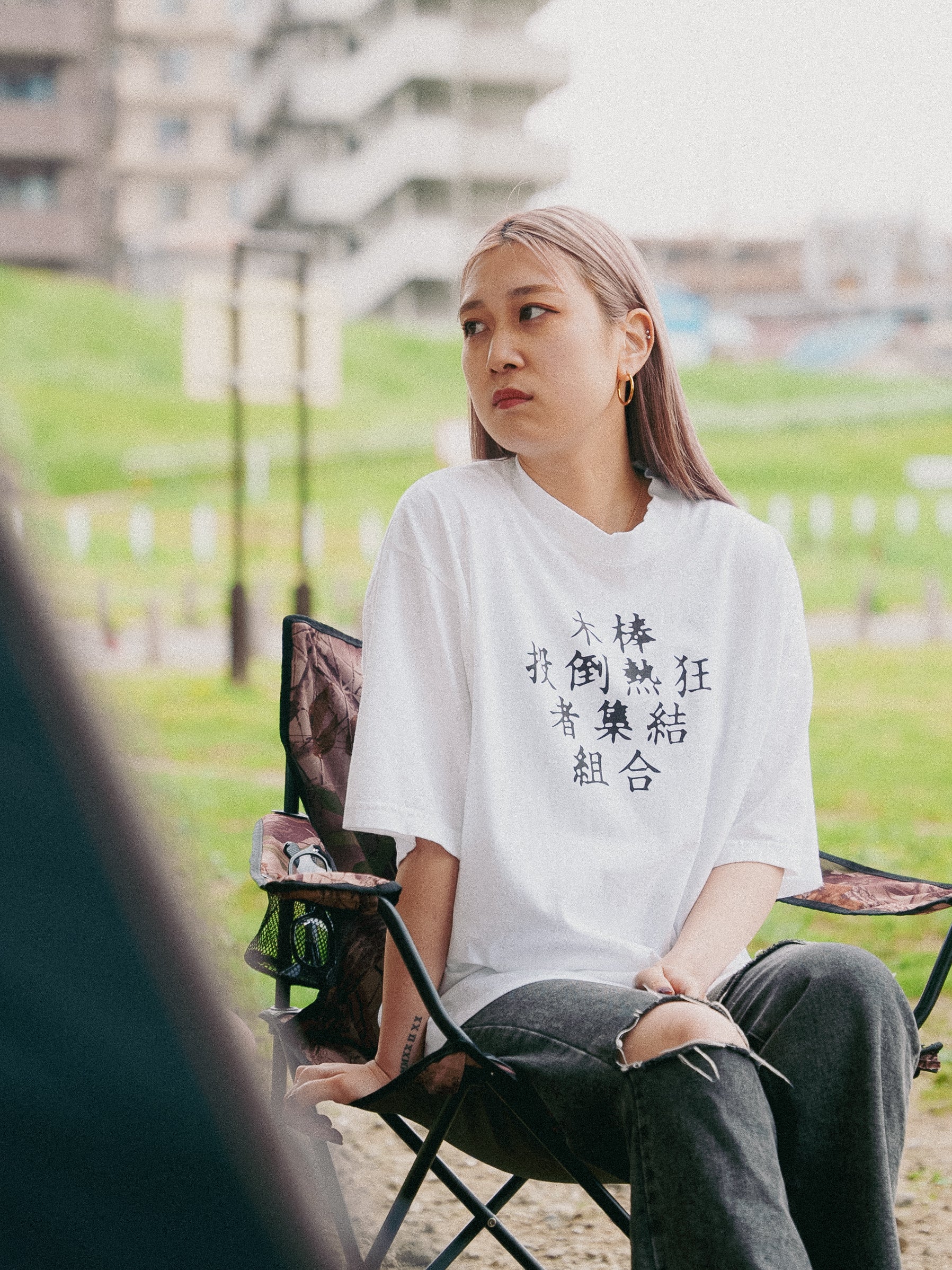 漢字 T Shirt（WHT）
