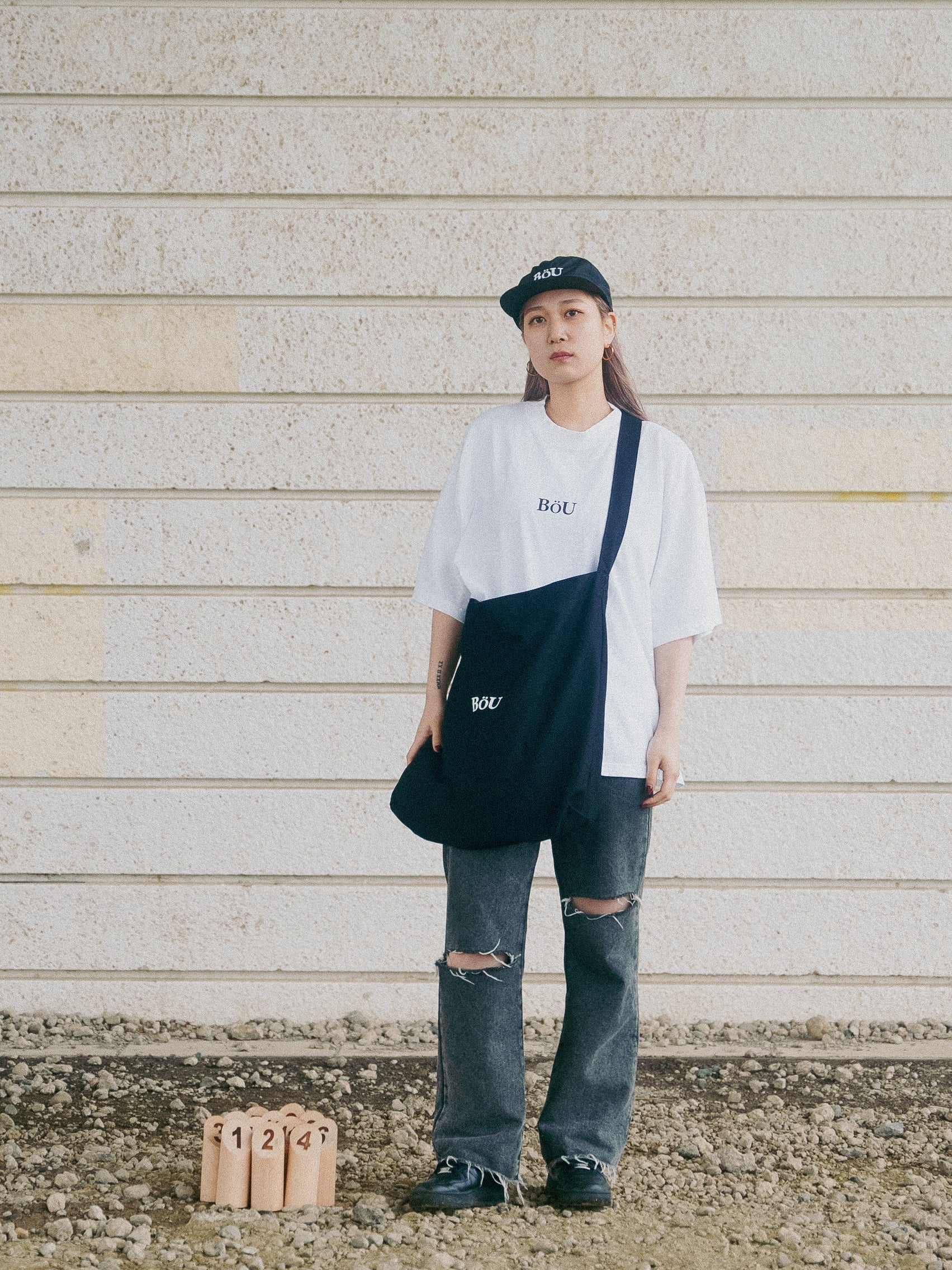 SHOULDER BAG(BLK)