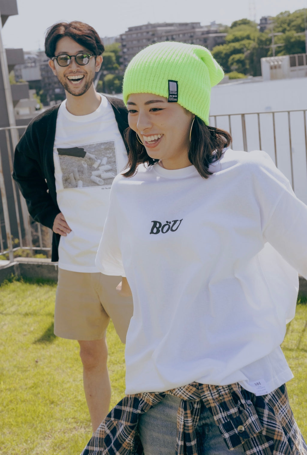 BASIC BEANIE（SAFETY GREEN）