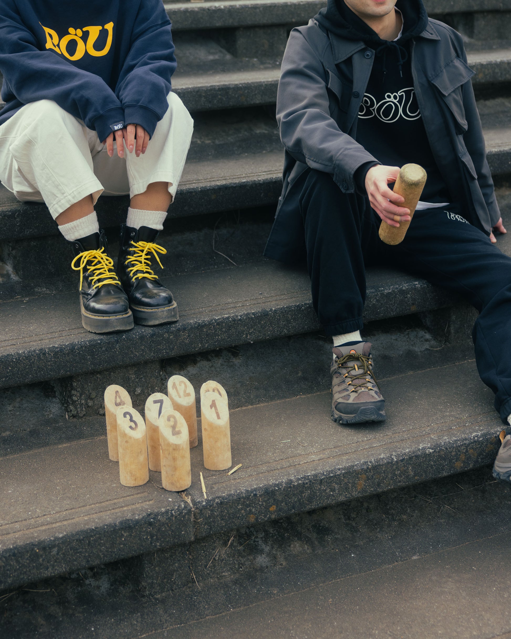 WAVE LOGO SWEAT PANTS（BLK）